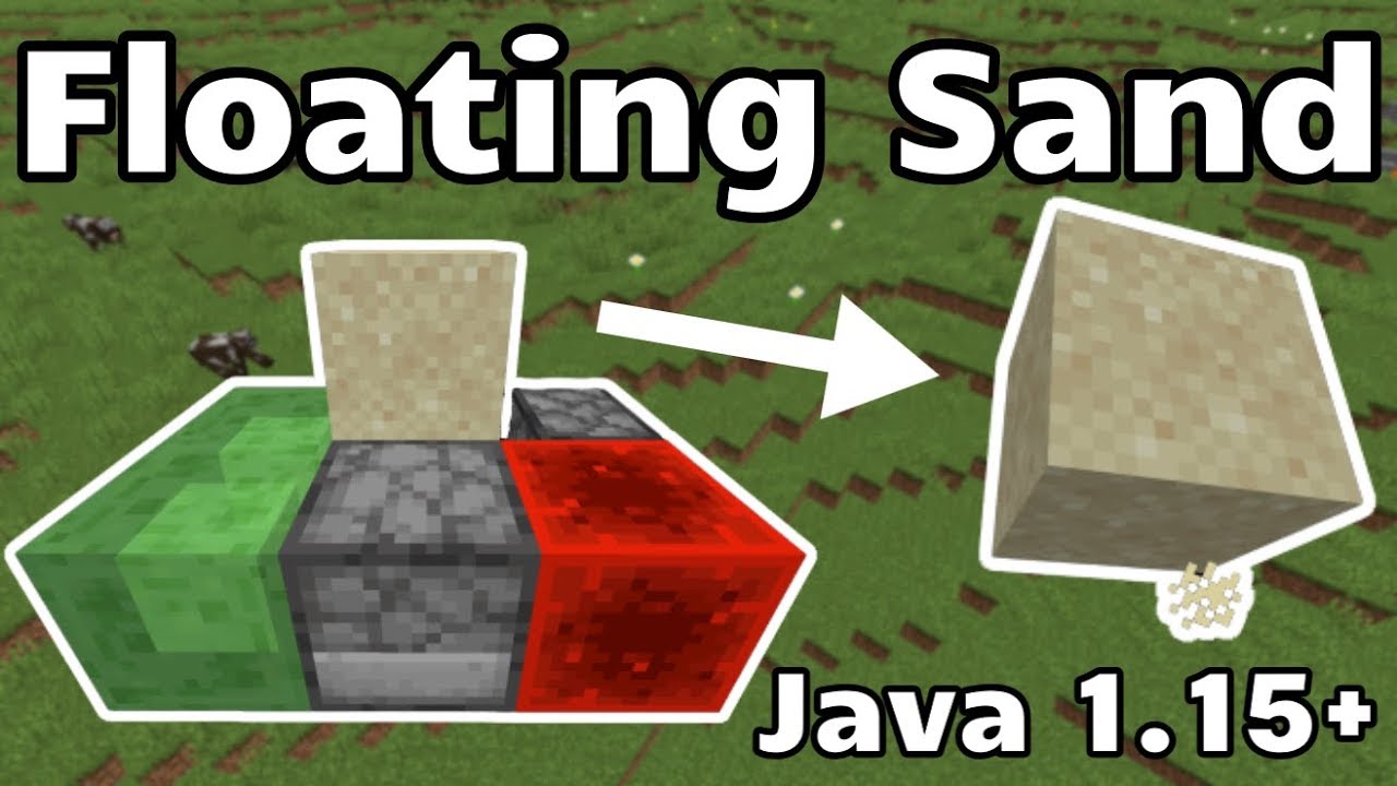 Floating Sand (Minecraft Java 1.13 1.16+) YouTube