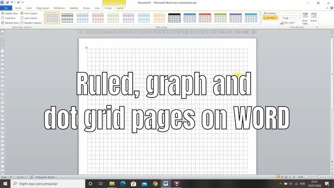 How To Make Dot Grid Paper for Your Bullet Journal Using Google Sheets