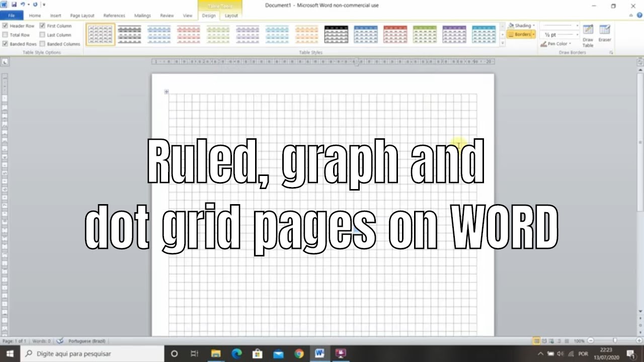 how to set the default page layout in word 2016