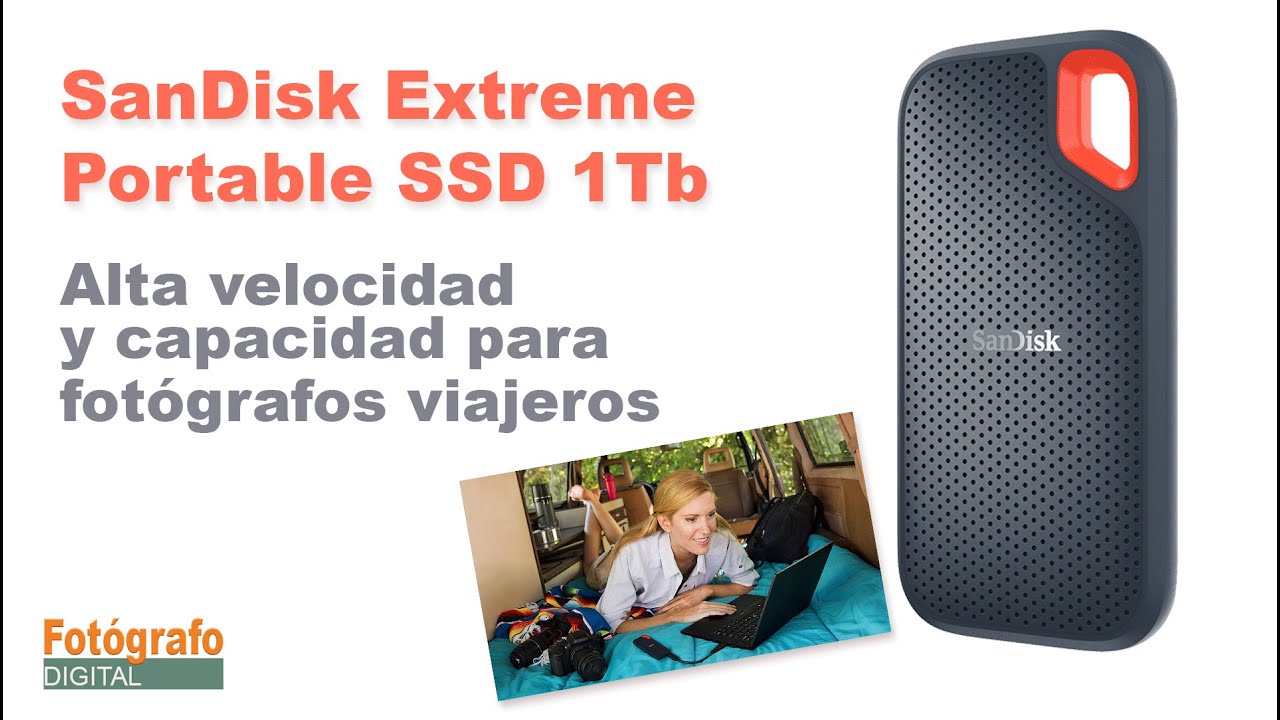 SanDisk Extreme Portable SSD. Alta y fotógrafos - YouTube