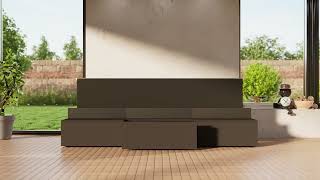WUPRO Cinema DSP-580 Ultra Short Throw Projector Laser TV Cabinet