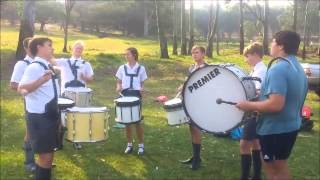 EHS Senior Drumline 2014 (Practice)