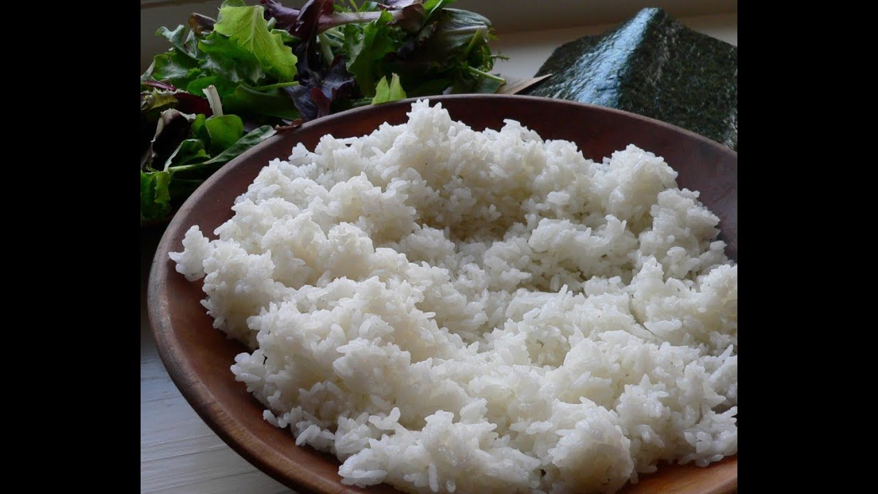 Como hacer el arroz para sushi con arroz normal