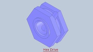 Hex Drive (Video Tutorial) SolidWorks