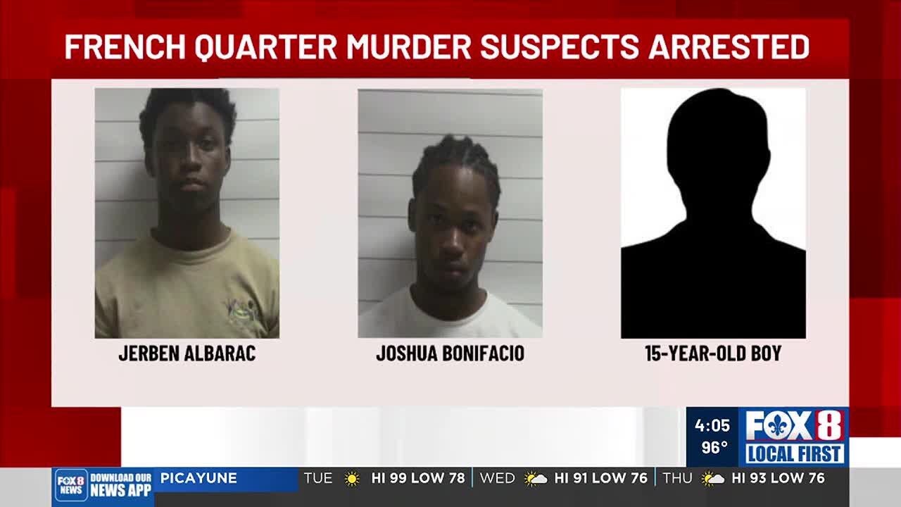 Accused killers of French Quarter tour guide have bonds set at $1.1 ...