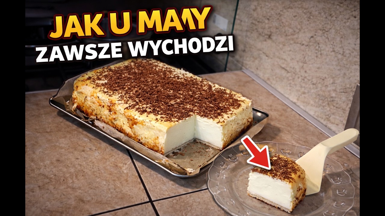 Sernik waniliowy na herbatnikach — prosty przepis