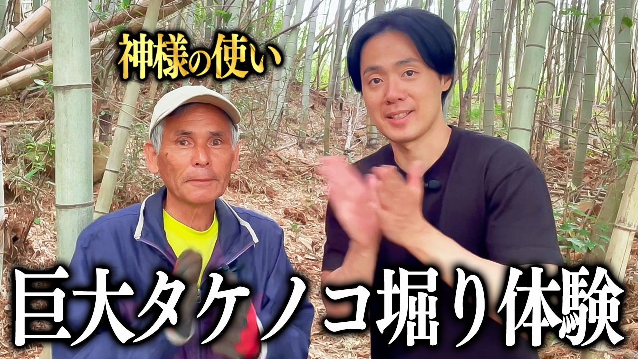 神様の使いがタケノコ掘り名人でした！『みんなとYuの大自然ワクワク冒険記#7』