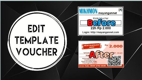 Cara Edit Template Voucher Mikhmon (logo, harga, nama hotspot)