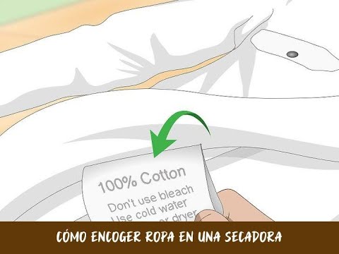 Cómo encoger ropa en una secadora - YouTube