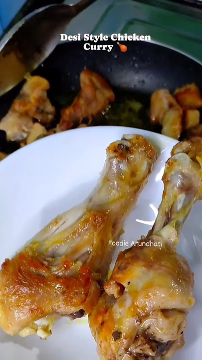 Desi style chicken curry #shorts #desichicken