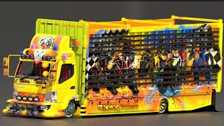 SHARE!!! LIVERI LINTAS SULAWESI 'ZNMX' MOD CANTER HDX By 119 CONCEPT || BUS SIMULATOR INDONESIA