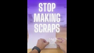 vinyl cutting hack to save you time and money: no more scraps! #cricut #cameo4 #cricuthack #crafting