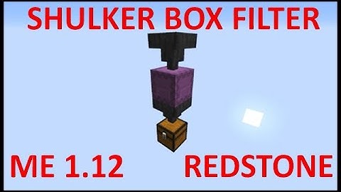 SHULKER BOX FILTER