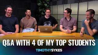 Q&A With 4 Of My Top Students - 8 New Trader Tips