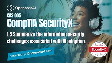 CompTIA SecurityX CAS-005 Full Course - 1.5 Summarize the security challenges associated with AI.