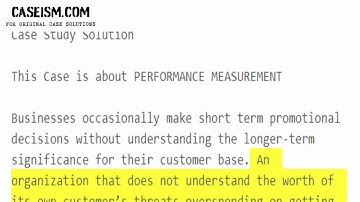 Reading the Signs of Your Customer Value Case Study Help - Caseism.com