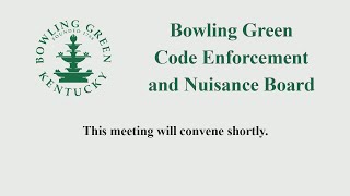 Code Enforcement & Nuisance Board Meeting 01/26/21