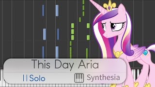 This Day Aria - My Little Pony -- Synthesia HD chords