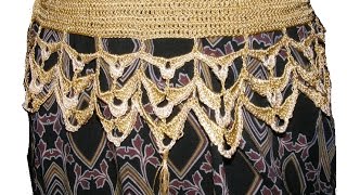 Ажурный пояс крючком к вашему платью, юбке Ажурный пояс крючком к вашему платью, юбке