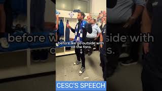 Cesc Fabregas speech - Como - Serie A #cescfabregas #como #seriea