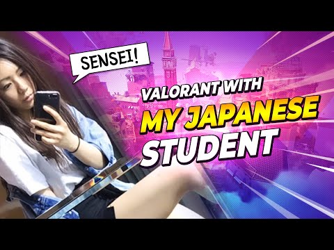My Shy Japanese Student Plays Valorant with Me