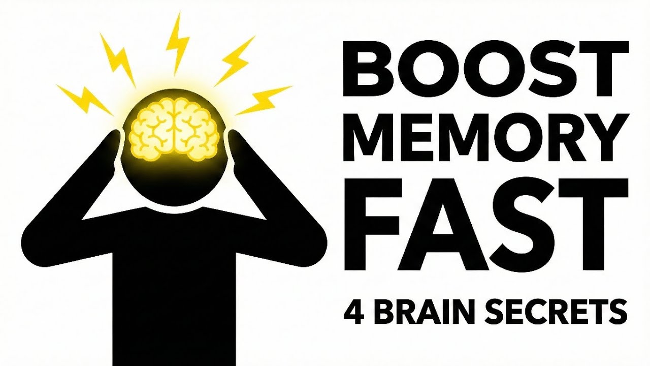 Boost Your Memory FAST 🧠 | 4 Brain Secrets Backed by Science