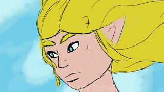 Hylia and the Crimson Loftwing (Zelda animation test)