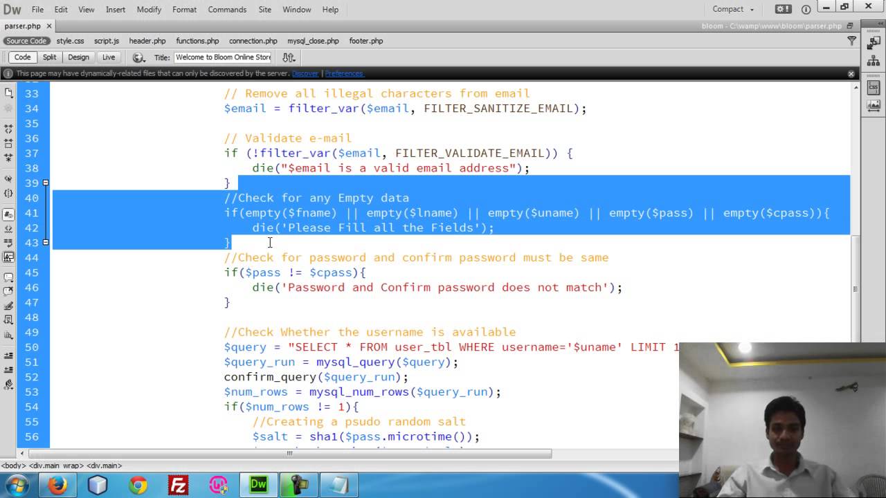 How to Create Ecommerce Website in php part 21 - YouTube