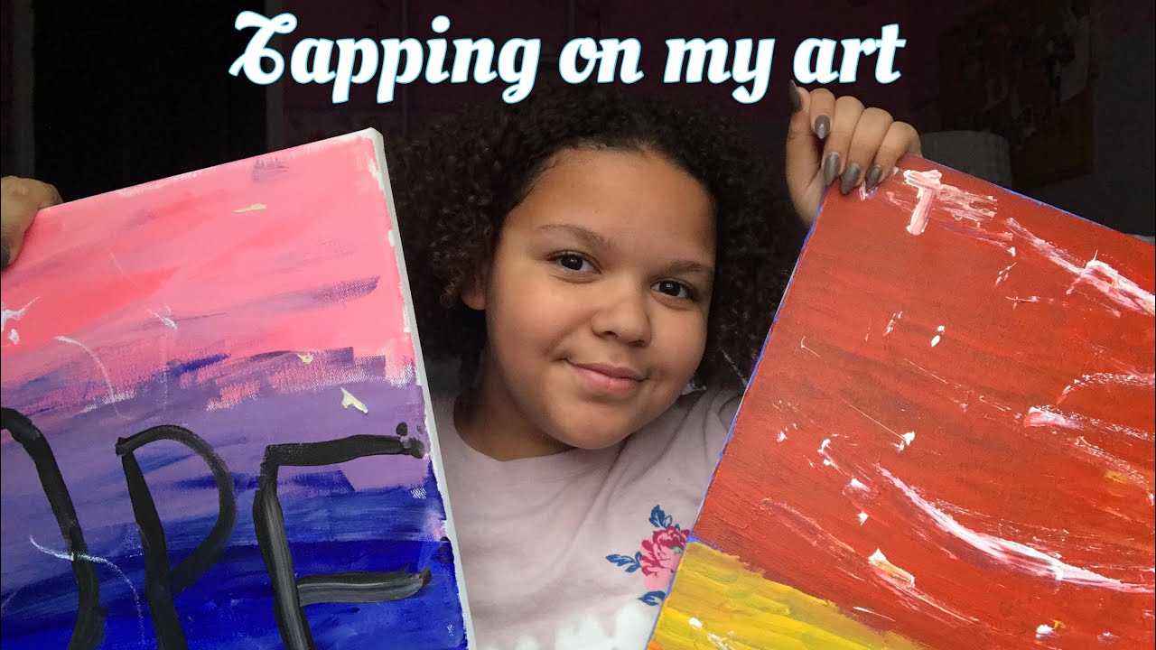 ASMR- scratching my art work 💕😽