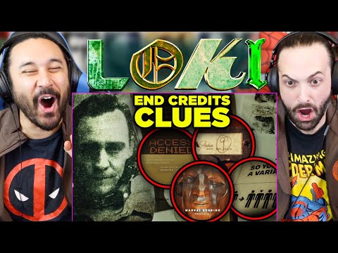 LOKI END CREDITS Easter Eggs & Breakdown! TVA Secrets - REACTION!!