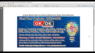 A New Model Data Co Driven Method for Radar Ship Detection