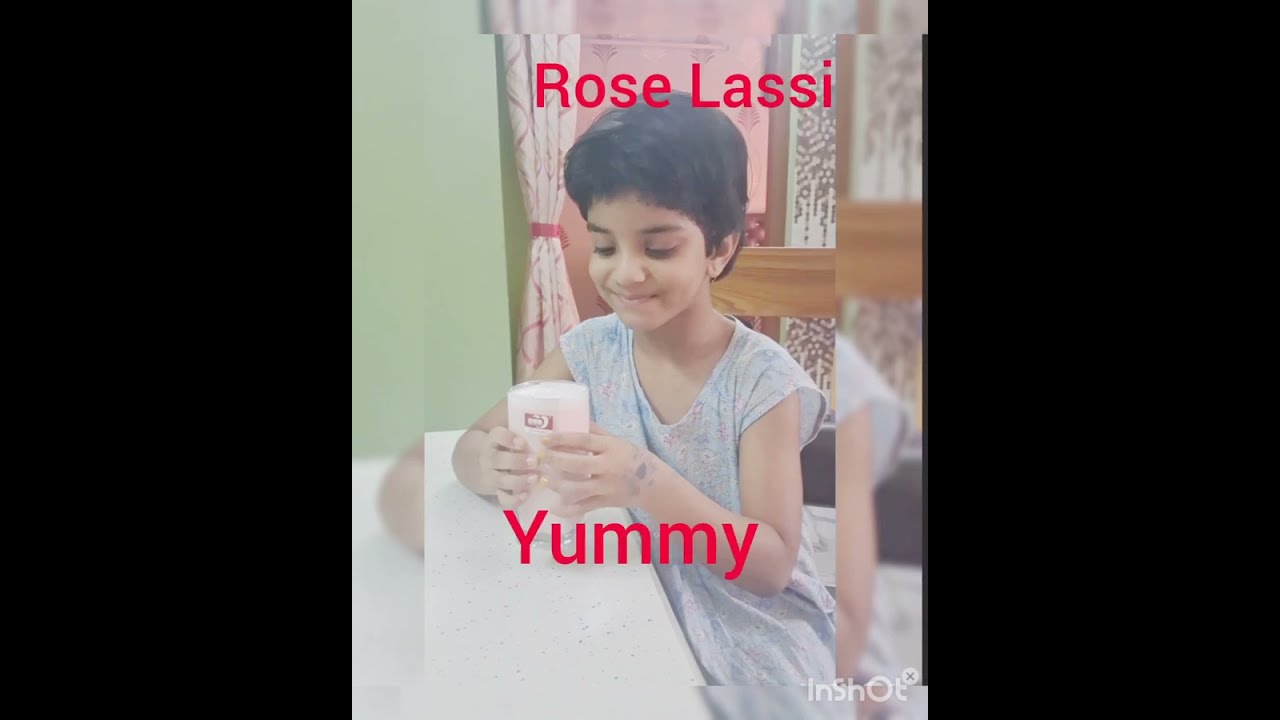Simple Rose 🌹 Lassi recipe,yummy!!by my mother 