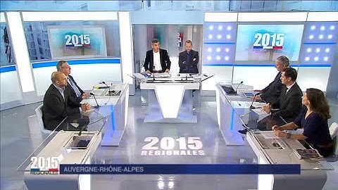 Emission spéciale "Elections régionales 1er tour" - 13h : le débat