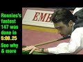 Ronnie O'Sullivan - Historic Moment in Sport & Snooker: 147 in 5:08.25 (Version3 - 720p)
