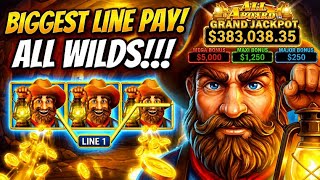 MY BIGGEST JACKPOT LINE PAYS EVER on Dynamite Dash: ALL ABOARD! #slots #casino #jackpot #slotmachine