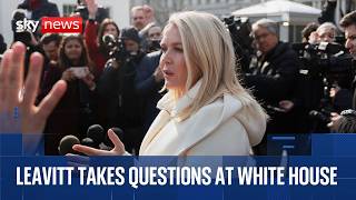Trumps Press Sec Karoline Leavitt Speaks To Reporters Outside White House