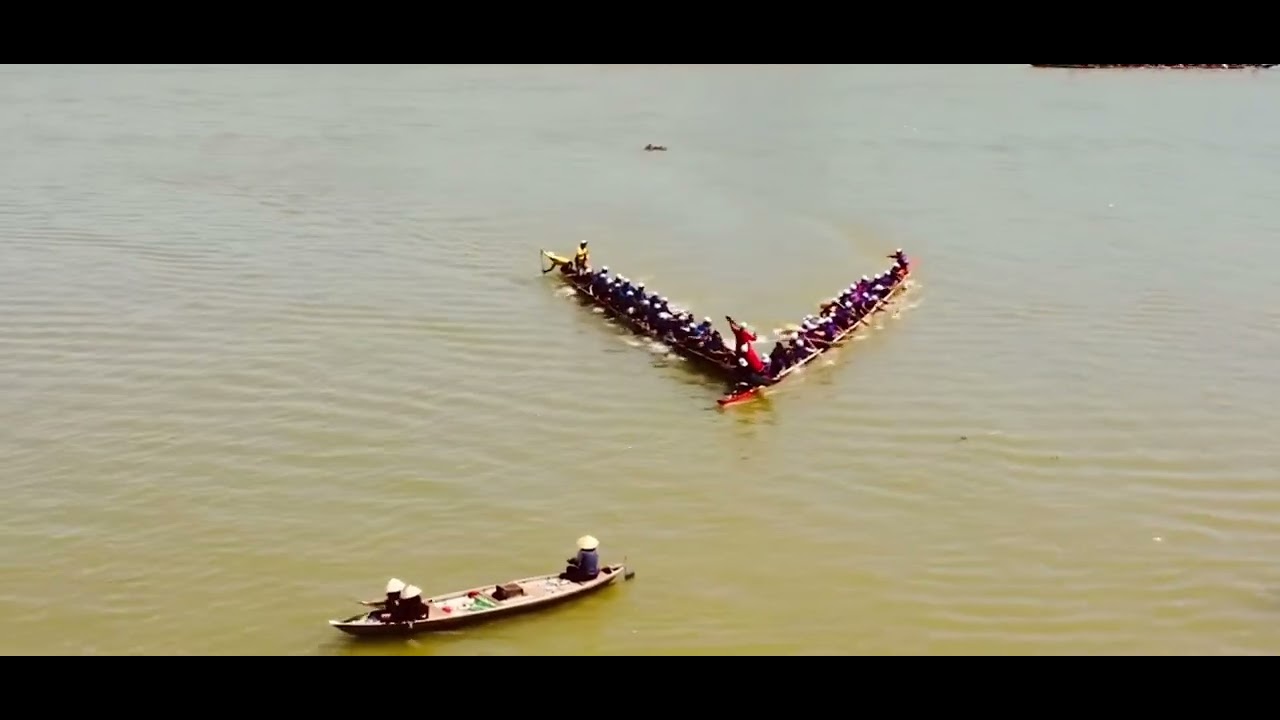 Đua thuyền miền trung Tam Tiến và Cẩm Thanh kỳ phùng địch thủ# duathuyenmientrung#duathuyen