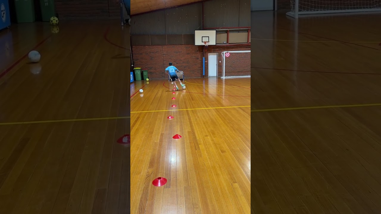 Futsal skills test - can you do it in less than 5 seconds?