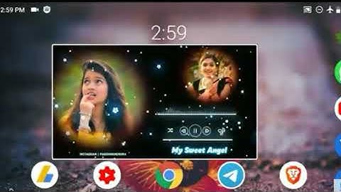 How to make double photo WhatsApp status video kinemaster telugu|avee player status videos telugu