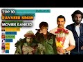 Top 10 ranveer singh movies ranked  maha stats