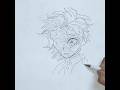 How To Draw Tanjiro (Demon Infection) | Step By Step | Demon Slayer #drawing #eren #drawingtutorial