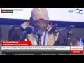 IEC Lesotho Chairperson Justice Mahapeloa Lehohla delivering closing remarks for Election 2017