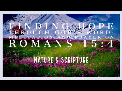 Finding Hope Through God's Word: Meditation and Prayer on Romans 15:4 ...
