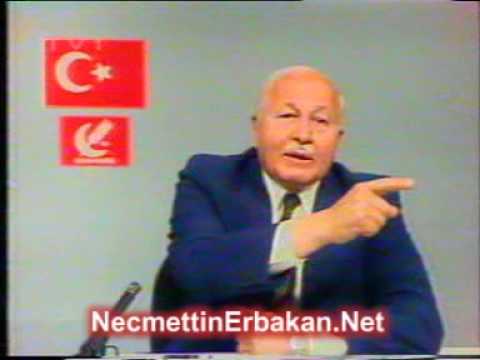 NO:160 Prof. Dr. NECMETTİN ERBAKAN, TRT 1 26 Mart Seçim Konuşması 2