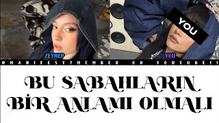 Zeynep Oktay - Bu Sabahların Bir Anlamı Olmalı Karaoke (2 Members Ver.) Color Coded 