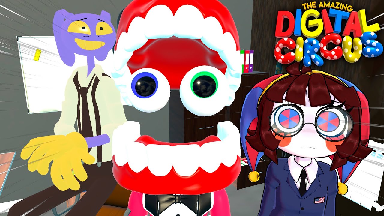 ¡POMNI Y JAX SE VUELVEN OFICINISTAS! 💀 | THE AMAZING DIGITAL CIRCUS VR