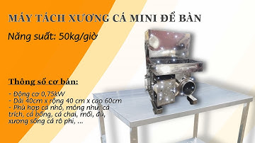 Máy tách xương cá làm chả loại mini, giá rẻ