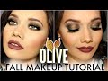 OLIVE SMOKEY EYES | FALL MAKEUP TUTORIAL