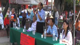 991016嘉義新港運動樂活宋江陣表演   (貴賓致詞1)