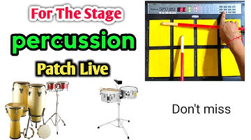 New Percussion patch For The Live Stage Program | SPD 20 & SPD 20x | octapad music